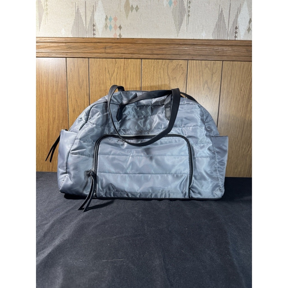 GREY Weekender Duffle Tote Bag, Lightweight, by DSW (New)